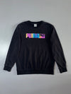 Puma Black Holographic Logo Crewneck (L)