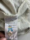 Vintage Adidas Off-White Textured Polo Jersey (Xl)