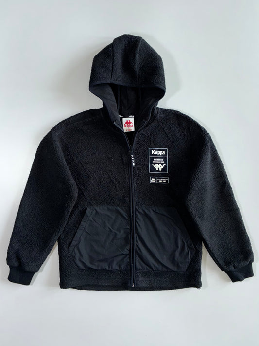 Kappa Authentic Sportswear Brand Since 1967 Sherpa Fleece Zip Hoodie (M)