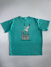 Weird Fish Embroidered Logo T-Shirt – Teal/Mint (2XL)