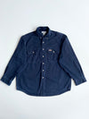 Carhartt Cotton Button-Down Work Shirt – Navy (2XL)