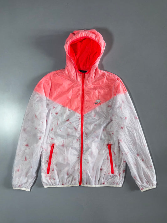 Nike Windrunner Tie-Dye Coral & White Full-Zip Hooded Jacket Men’s  (S/M)