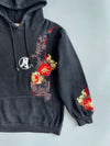 Japanese-Style Flora Fully Embroidered Hoodie (M)