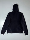 Adidas Collegiate Spellout Hoodie Black with Blue/White Lettering,  (M)