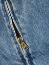 Vintage 90s Carhartt JQ0198 Santa Fe Denim Baseball Jacket – Darkstone (2Xl/3Xl)
