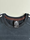 Adidas Black 3-Stripes Crewneck Sweatshirt (2XL)