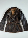 Vintage Premium Original Bomber Leather Jacket Women’s (S)