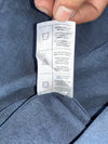 Carhartt Navy Twill Button-Down Work Shirt – Twin Flap Pockets, 100% Cotton (2XL)