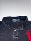 Polo Ralph Lauren Big Pony Long Sleeve Polo Black ( 2XL )