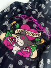 Ed Hardy x Kuromi Zip-Up Hoodie W/ Rhine stones Women's (S)