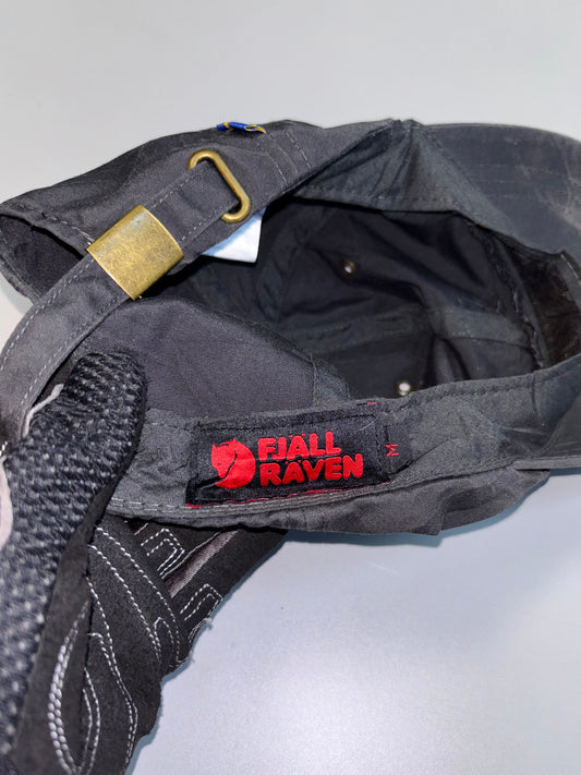Fjällräven | Waxed Canvas Leather Fox Patch | Dad Cap | Adjustable