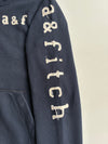 Abercrombie Kids Navy A&F Logo Zip-Up Hoodie (S)