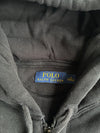 Polo Ralph Lauren Black Sleeveless Zip Hoodie Vest (M)