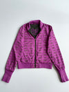 Y2K DC Shoes Reversible Monogram Bomber Jacket Women's (S)