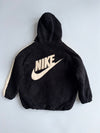 Nike Black Sherpa Fleece Hooded Jacket (L)