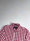 Scotch & Soda Red White Gingham Check Snap Button Shirt (M)