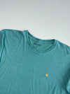 Carhartt WIP Chase Gold Logo Embroidered Tee  (L)