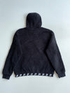 FILA Sherpa Fleece Box Logo Hoodie – Black (M)