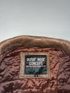 Vintage 90s Outer Wear Concept “Wear Me Out” Distressed Brown Leather Flight Bomber (L)
