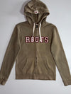 Roots Canada Full-Zip Hoodie – Olive Green (S)