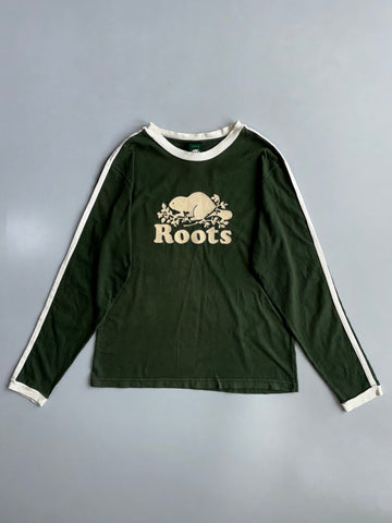 Roots | Beaver Logo Longsleeve | (M)