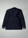 Lacoste Black Long Sleeve Polo – White Tipped Collar | (M)