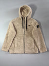 National Geographic | Sherpa Zip Hoodie Beige | (XL)
