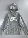 Nike SB Icon Pullover Hoodie Grey Marl (M)