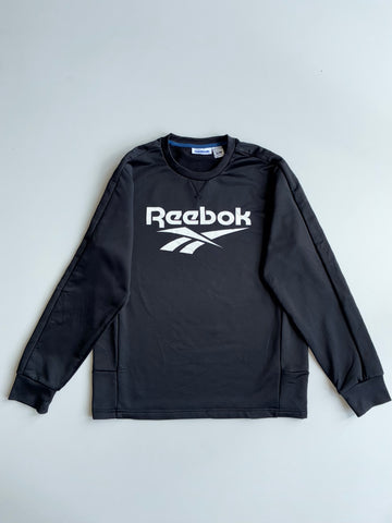 Reebok Classic Vector Logo Crewneck Sweatshirt – Black (M)