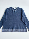 Lacoste Navy Birdseye Knit Crewneck Sweater women’s(L)