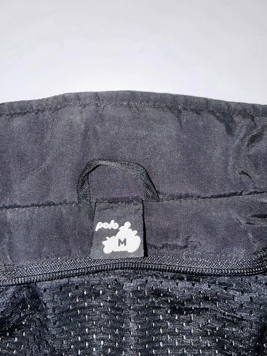 FLM by Polo Grey & Black Textile Motorcycle Jacket – Reflective Panels Padded (L)