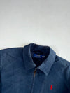 Polo Ralph Lauren Harrington Zip Jacket – Washed Navy with Red Pony (XL)