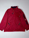 Tommy Sport Spell-Out Red Full-Zip Jacket – Navy Lined (3XL)