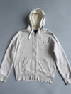 Polo Ralph Lauren Full Zip Up Grey Waffle Lined Hood (M)