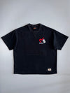 Evisu Embroidered Seagull Logo Tee  Black (XL)