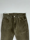 Levi’s 511 Olive Corduroy Straight Pants (W:32|L:39)