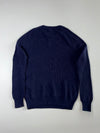 Polo Ralph Lauren Navy Ribbed Crew Neck Sweater – (XL)