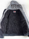 Vintage Levi’s Sherpa-Lined Hooded Field Jacket Black Vintage M-65 Style (XL)
