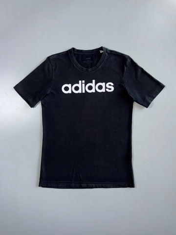 Adidas | Linear Logo Tee | Black/White (S)