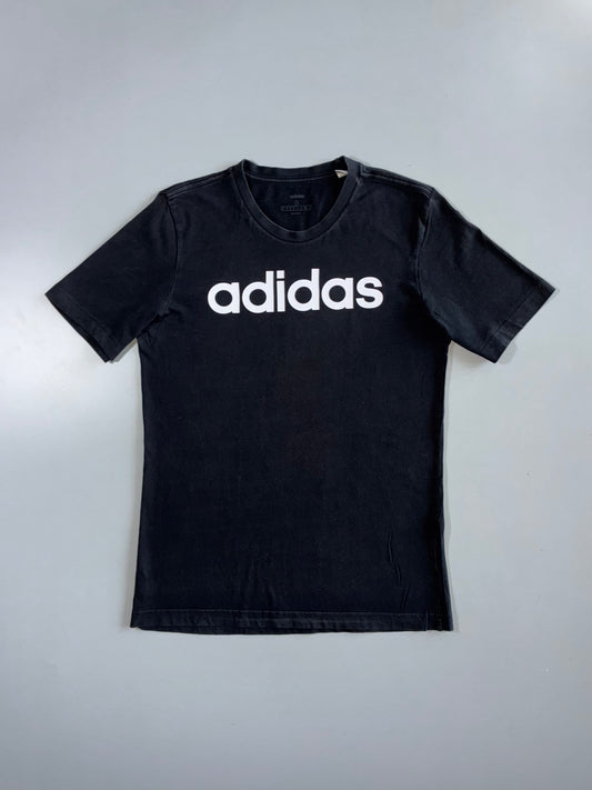 Adidas | Linear Logo Tee | Black/White (S)