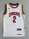 Adidas Swingman Kyrie Irving #2 Cleveland Cavaliers NBA Finals White Basketball Jersey (M)