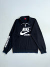 Vintage Nike Sportswear Black Half Zip Graphic Sweatshirt (M)
