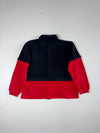 Vintage 1998 Cartoon Network Tom & Friends Embroidered Button-Up Knit Shirt – Black & Red (S/M)