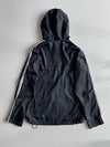 Nike Vintage Hooded Windbreaker – Black with White Stripe (XL)