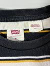 Levi’s Striped Black/White/Yellow Crewneck T-Shirt (2XL)