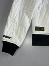 Aape by Bathing Ape White Quilted Bomber Jacket (M)