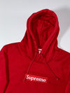 Supreme Box Logo Red Pullover Hoodie (M)