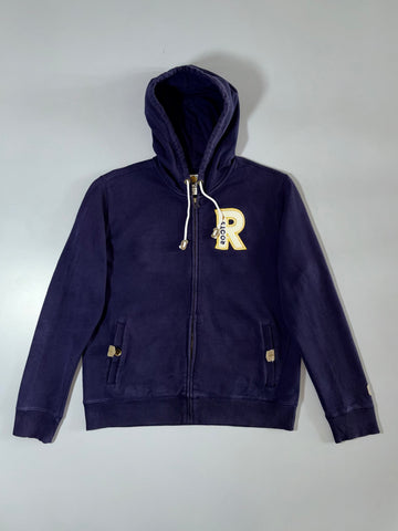 Roots Canada Patch Navy Zip-Up Hoodie (XL)