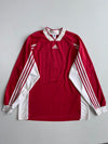 Vintage 90s Adidas Red Long Sleeve Football Jersey (XL)