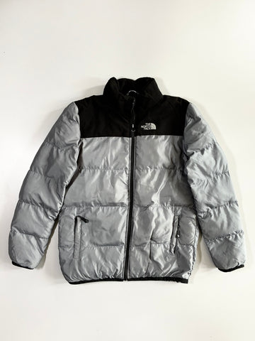The North Face Nuptse 700 Reflective Silver Puffer Jacket (M)
